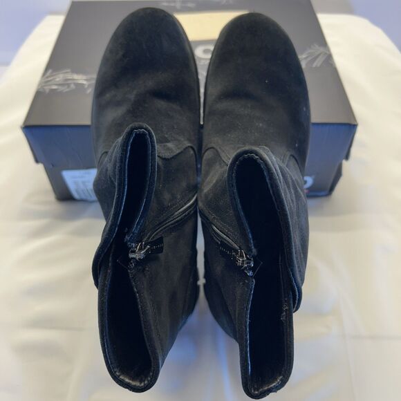 Igi & Co Goretex Suede Winter Booties Black Women SZ 8 New in Box - Picture 2 of 9
